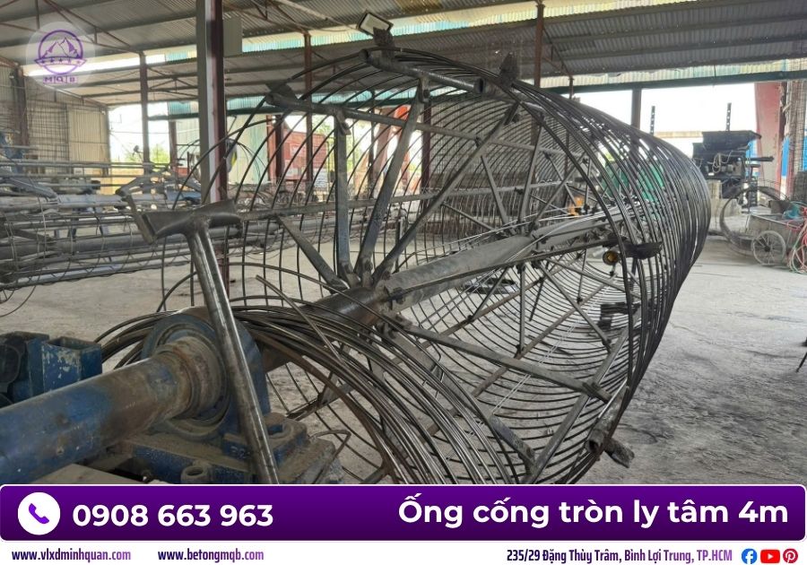 Ống cống tròn ly tâm cốt thép