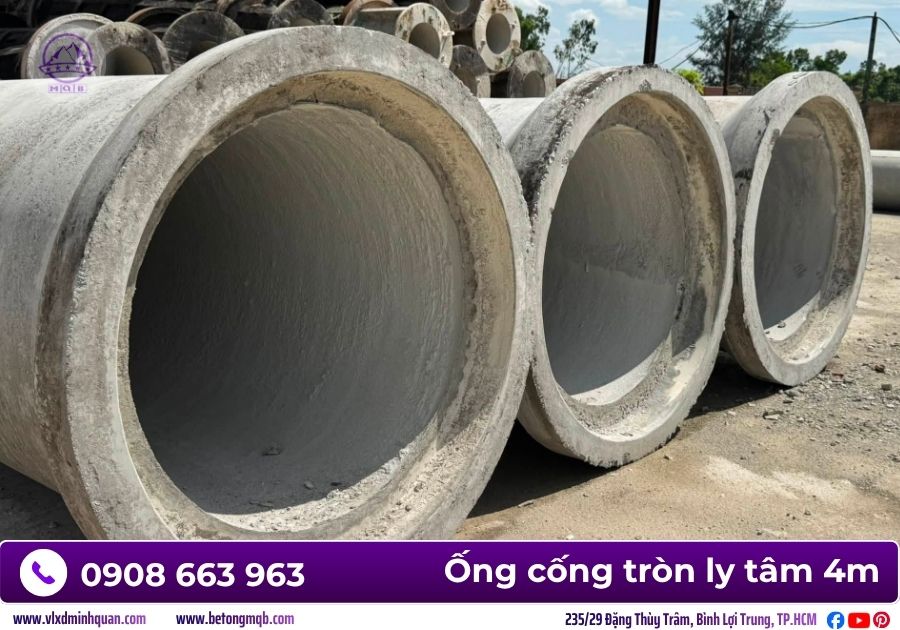Ống cống tròn ly tâm đúc sẵn