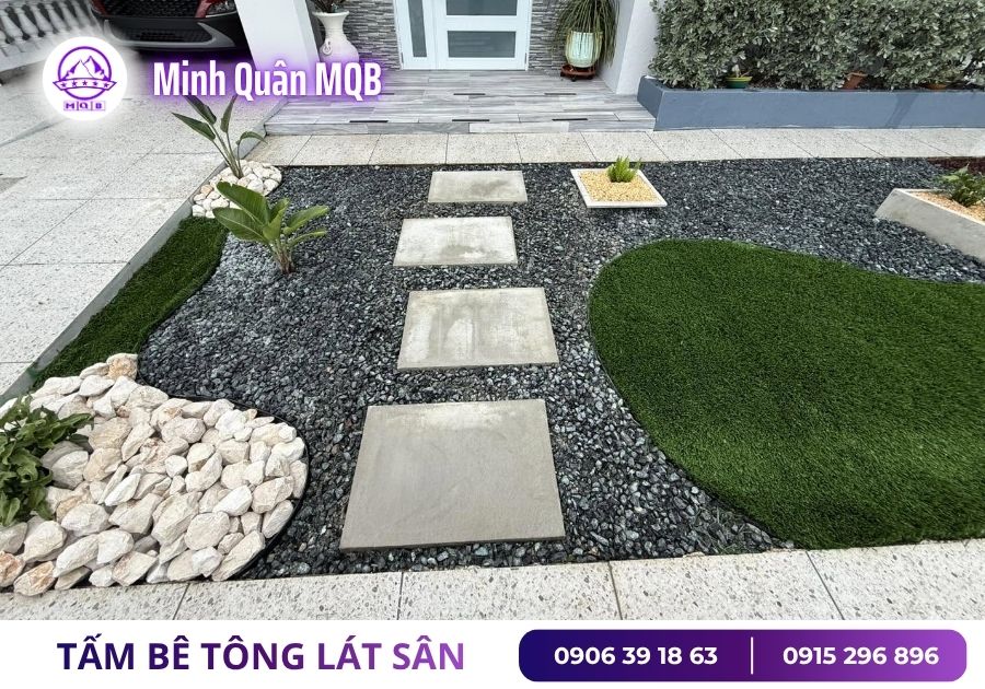 Bê Tông Lót Đường Đi Hay Gạch Lát: Nên Chọn Giải Pháp Nào? 2 tam dan be tong lot duong di