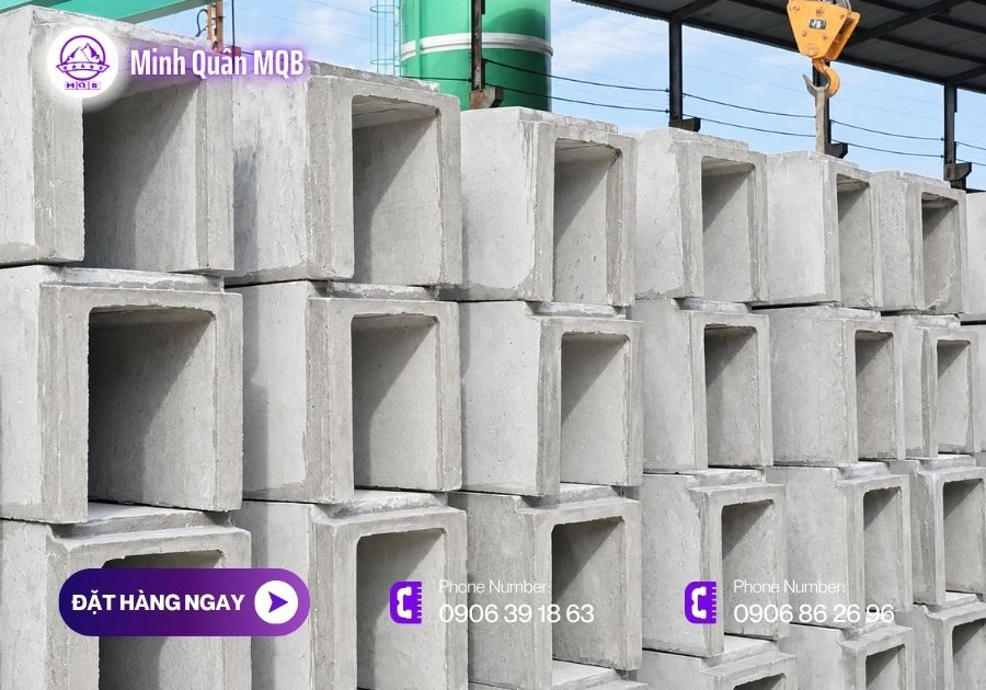 Mương bê tông chữ U tại MQB