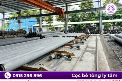 Cọc ly tâm D300 dự ứng lực đúc sẵn
