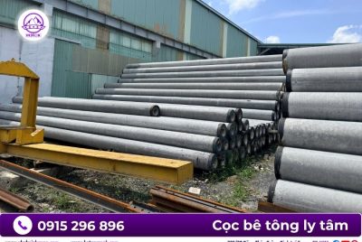 Cọc ly tâm D400 dự ứng lực Minh Quân MQB - Ảnh 3