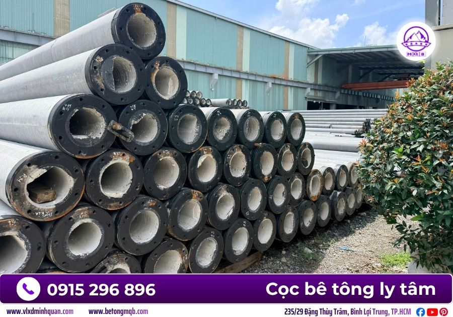 Cọc ống bê tông ly tâm đúc sẵn