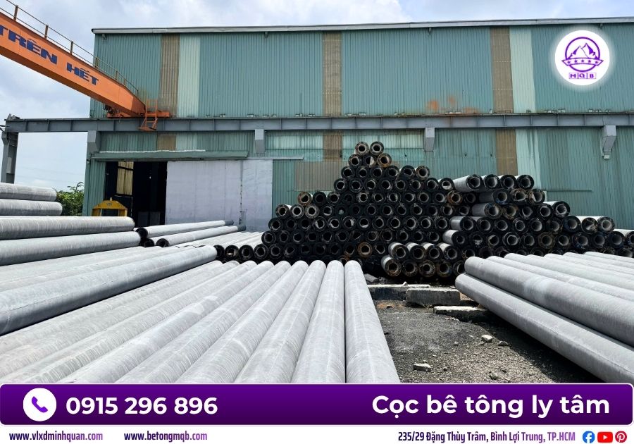 Cọc ống bê tông ly tâm Minh Quân MQB