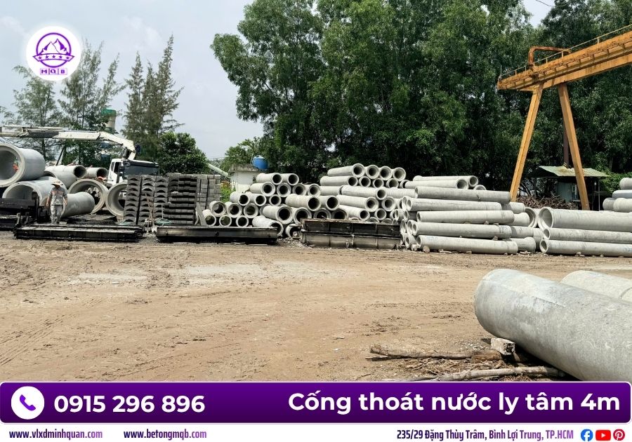 Cống ly tâm cấp tài H10 tại Miền Nam