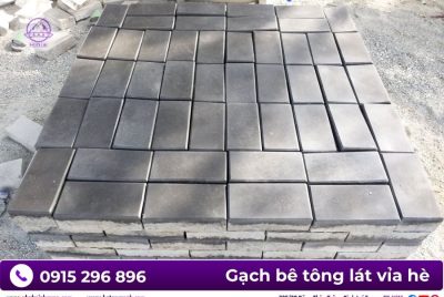 Gạch bê tông giả đá hình chữ nhật lát vỉa hè 9 Gạch bê tông giả đá hình chữ nhật lát vỉa hè - Ảnh 5