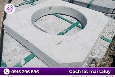 Gạch lát mái taluy đúc sẵn giá sỉ tại xưởng Minh Quân MQB 7 Gạch lát mái taluy đúc sẵn giá sỉ tại xưởng Minh Quân MQB - Ảnh 3