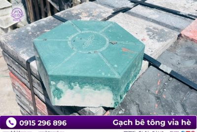 Gạch lục giác lát vỉa hè