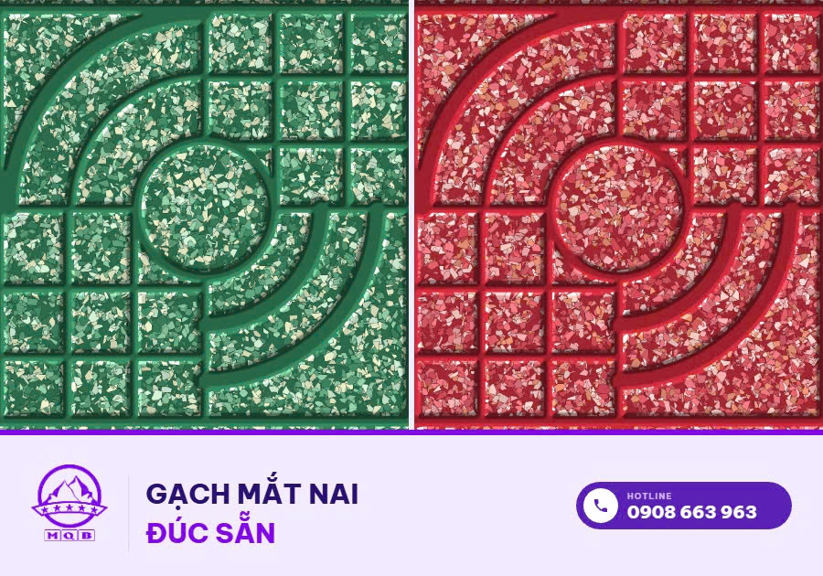 Gạch Mắt Nai Dùng Lát Sân Nhà Xưởng Có Được Không? 2 Gạch mắt nai MQB