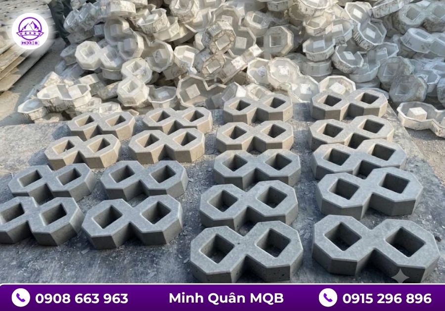 Gạch số 8 sau khi lát cần bao lâu để cỏ phát triển? 4 Gạch số 8 đúc sẵn tại MQB