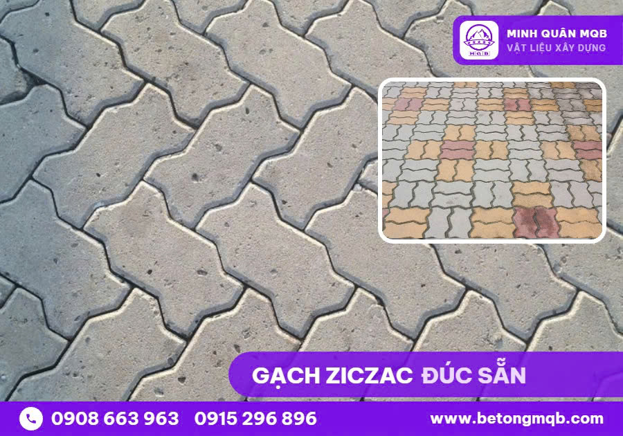 Gạch ziczac đúc sẵn