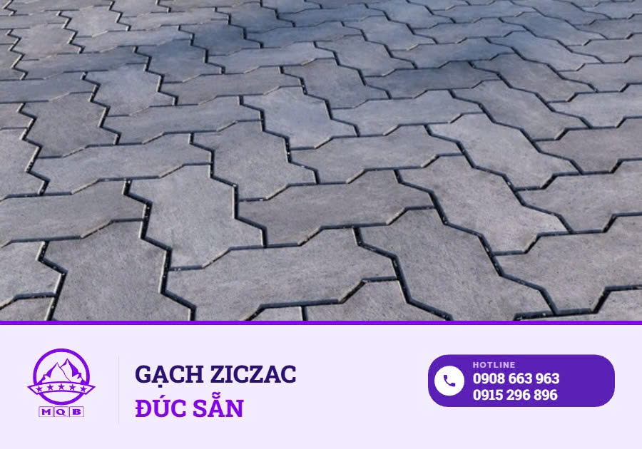 Gạch ziczac dùng để lát nền 