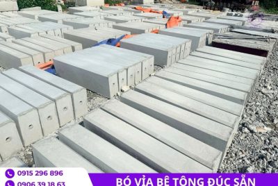 Giá bó vỉa đứng 15x25cm đúc sẵn