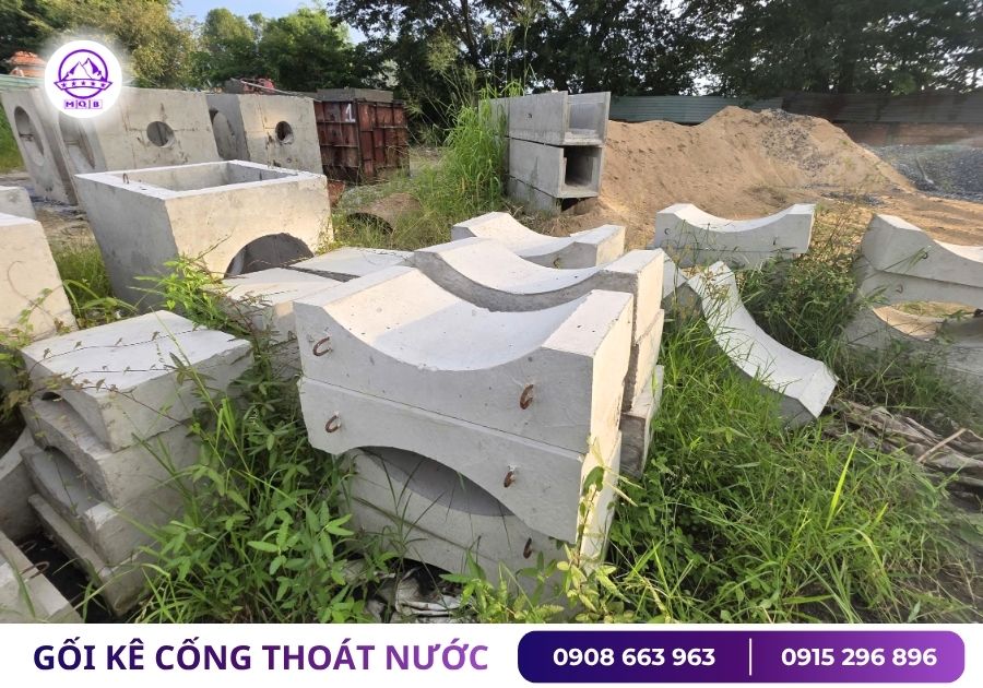 Báo giá gối kê cống D300 tại xưởng Minh Quân MQB 14 gia goi ke cong D300 tai xuong mien nam