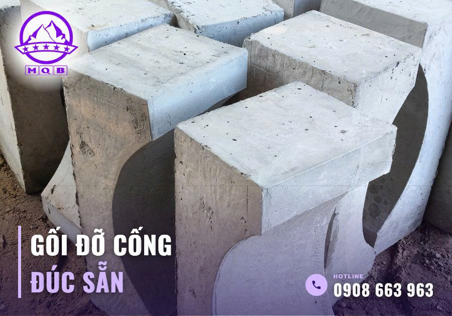 Gối đỡ cống bê tông đúc sẵn 