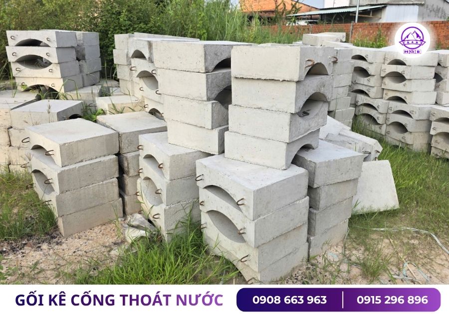 Minh Quân MQB cung cấp gối kê cống D600 giá rẻ 10 goi ke cong d600 tai mien nam