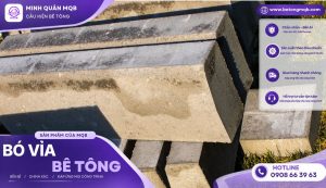 Kích thước bó vỉa bê tông