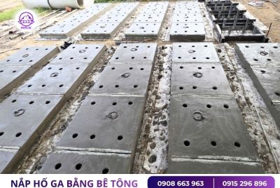 Sản xuất và cung cấp nắp mương 690x690x100mm bằng bê tông - Ảnh 4