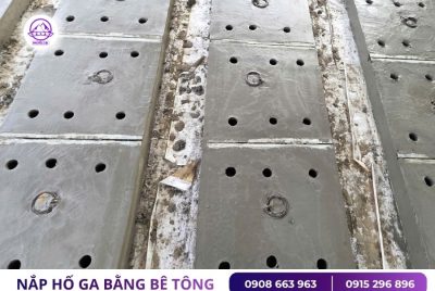 Sản xuất và cung cấp nắp mương 690x690x100mm bằng bê tông - Ảnh 2