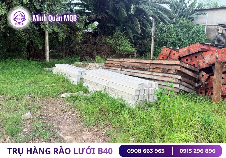 Một số quy cách trụ bê tông tại xưởng Minh Quân MQB 11 quy cach tru be tong cot thep