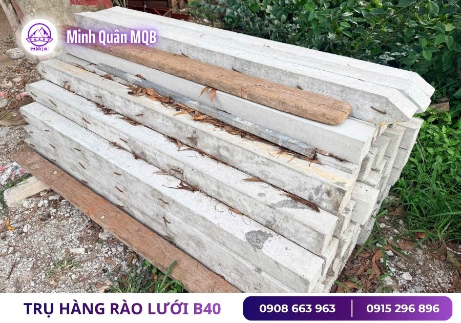 Một số quy cách trụ bê tông tại xưởng Minh Quân MQB 10 quy cach tru be tong pho bien